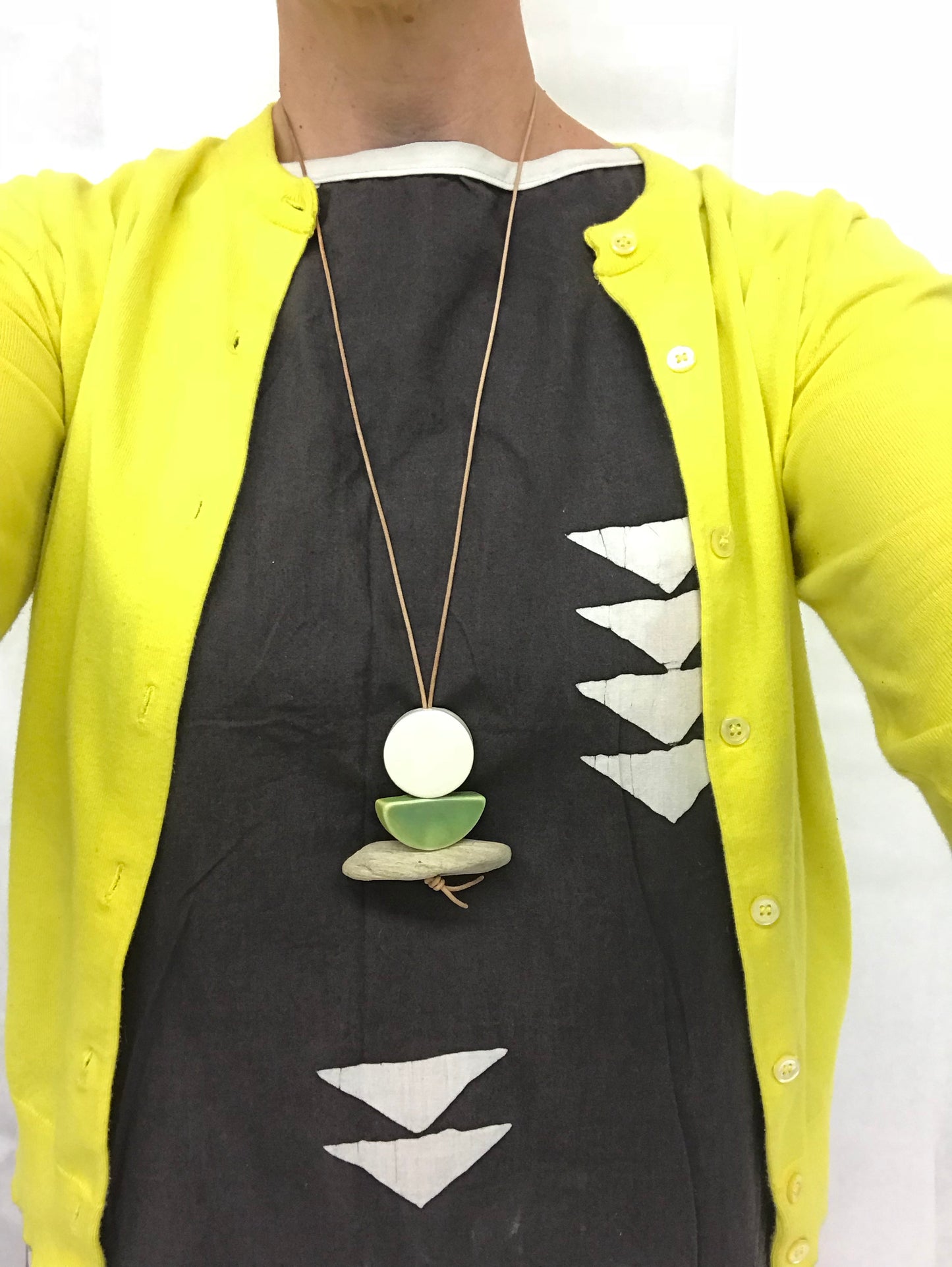 sold - 'infinite & ideal' moon meets ocean wearable piece
