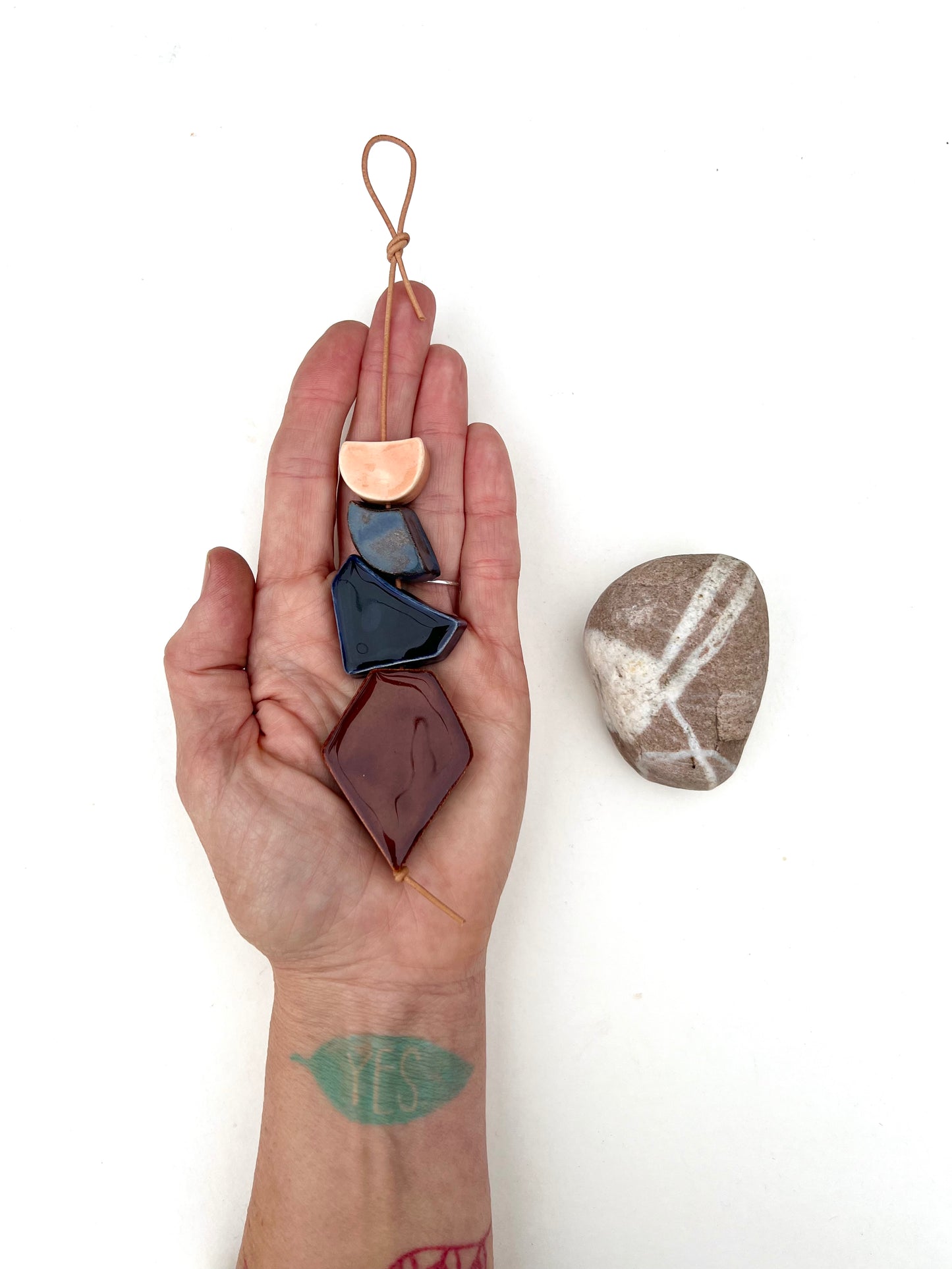 SOLD - one of a kind 'hepworth' sculptural piece