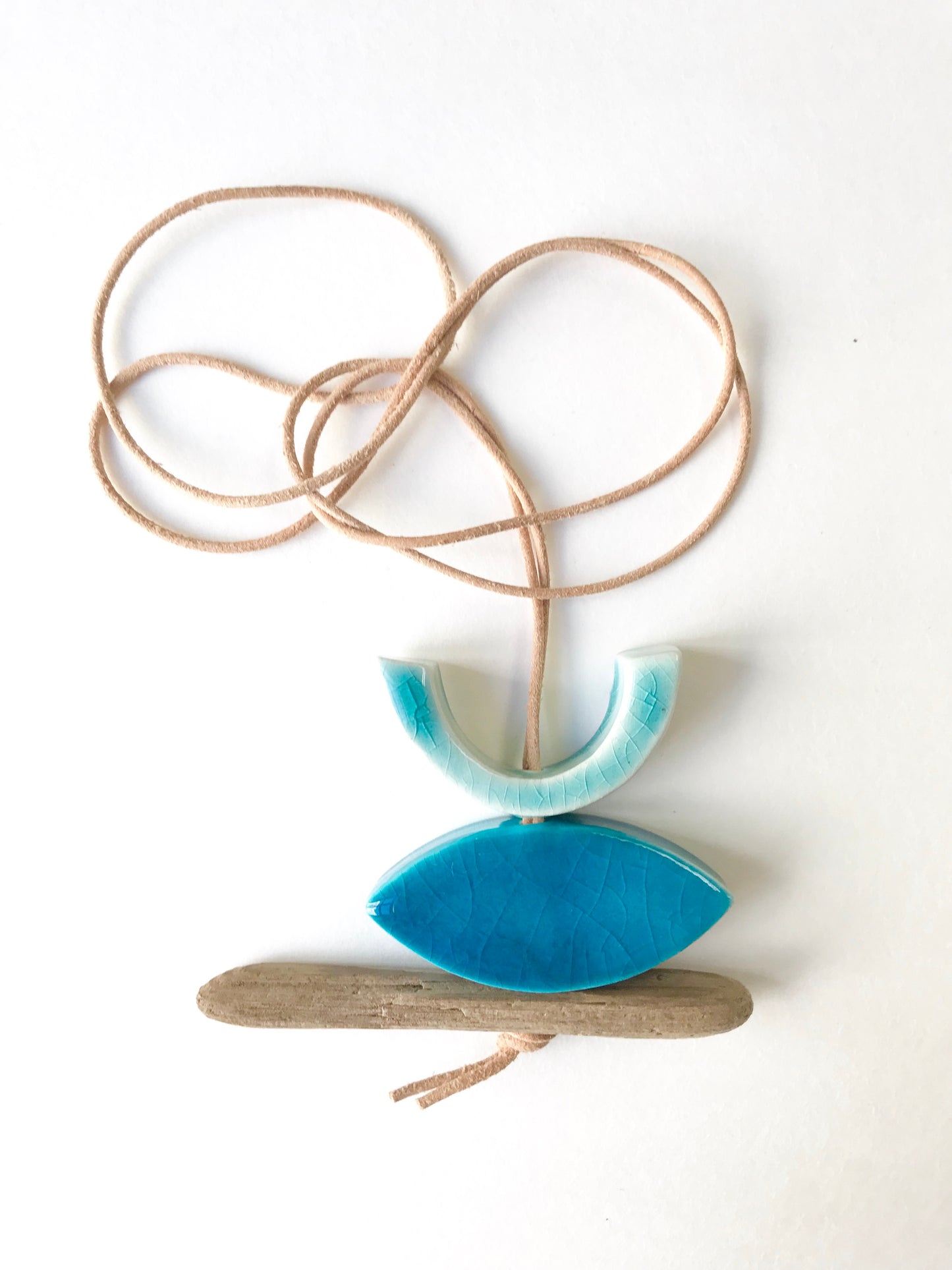 SOLD - 'infinite & ideal' moon meets ocean, one of a kind wearable piece