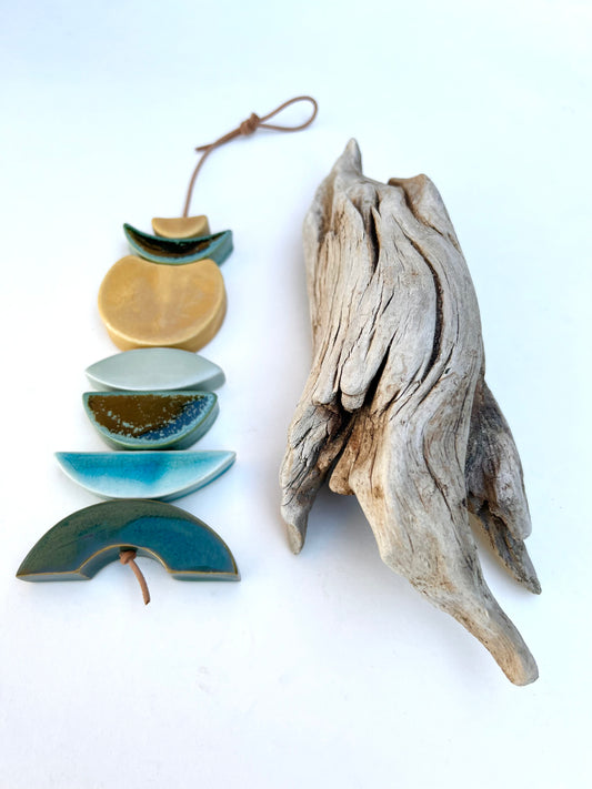 one of a kind 'solstice to solstice' ceramic piece - SOLD