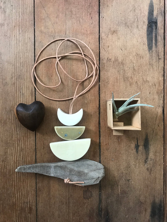 sold - 'infinite & ideal' moon meets ocean one of a kind piece