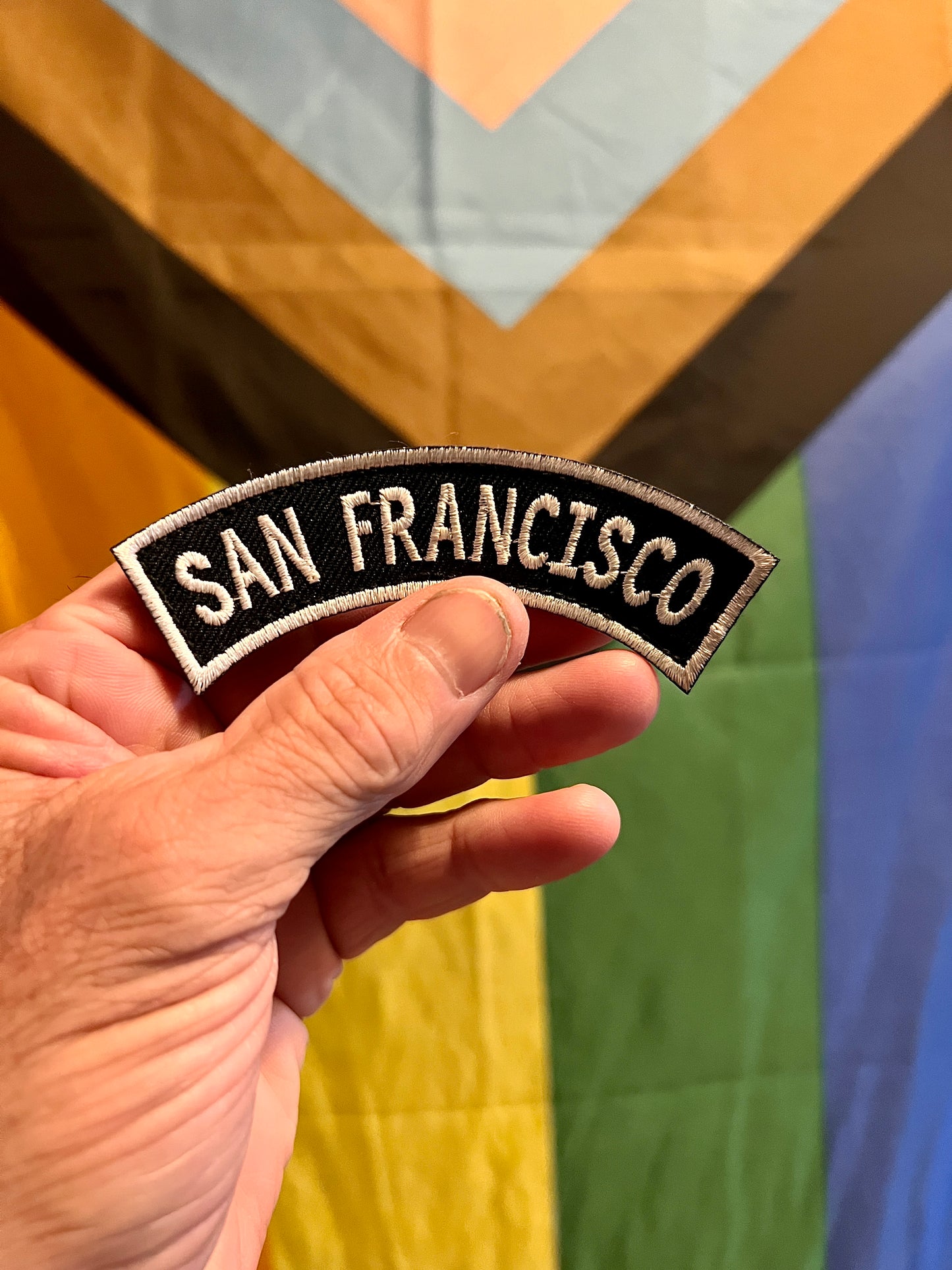 'san francisco' embroidered patch