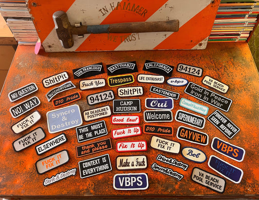 ‘Make a Fuck’ embroidered patch