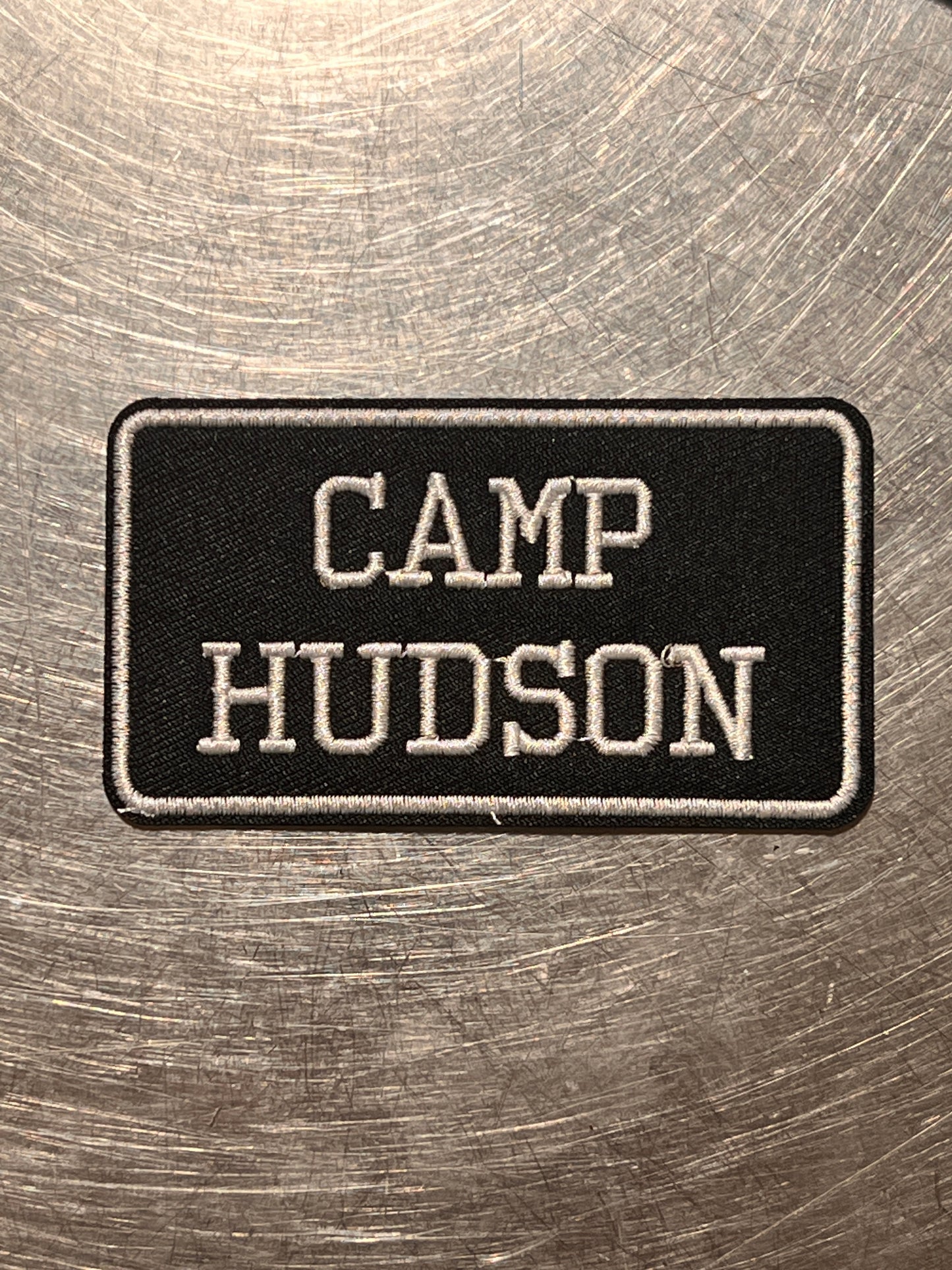 ‘CAMP HUDSON’ embroidered patch