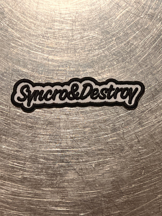 ‘Syncro&Destroy’ embroidered patch
