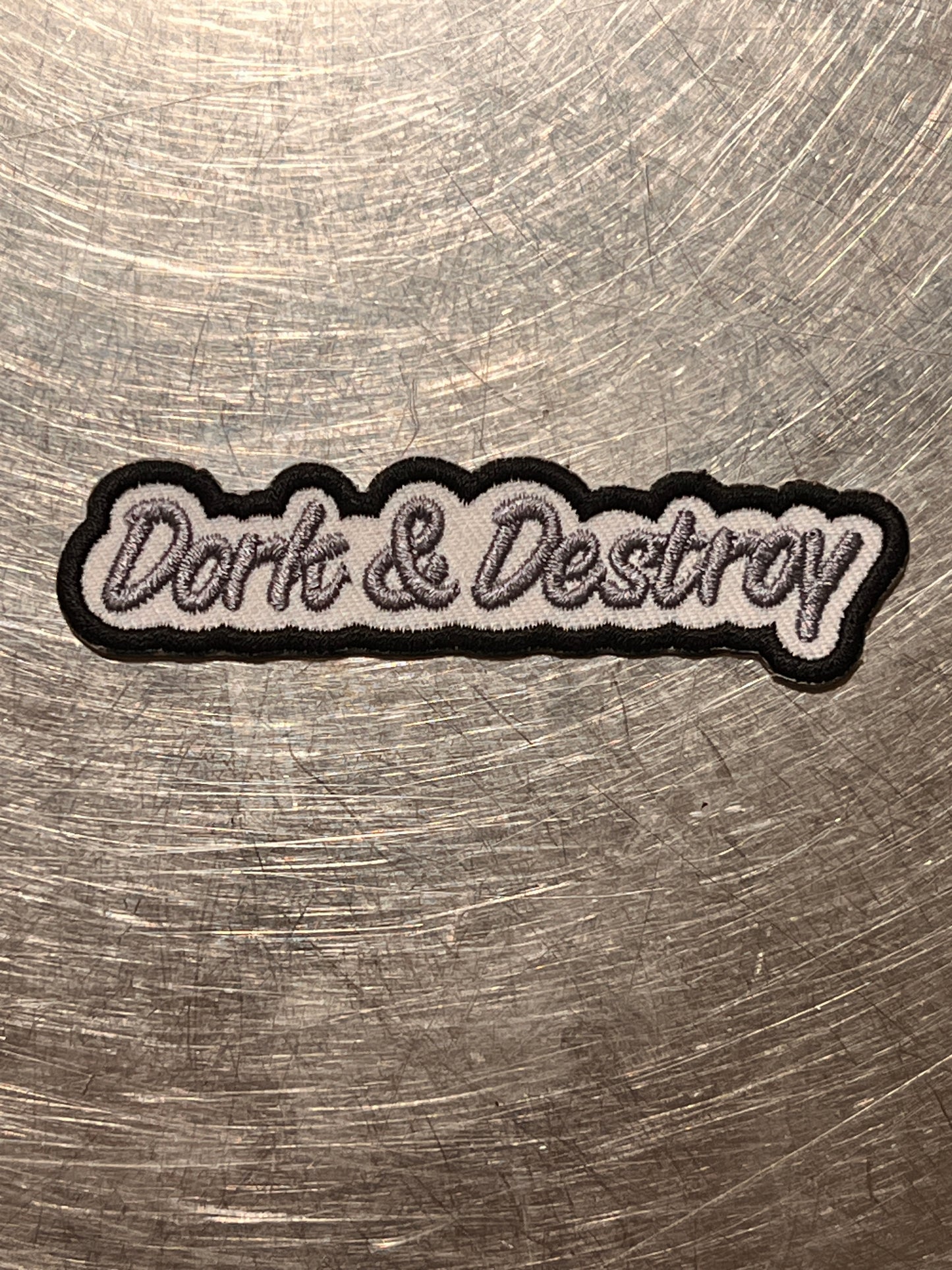 ‘Dork&Destroy’ embroidered patch