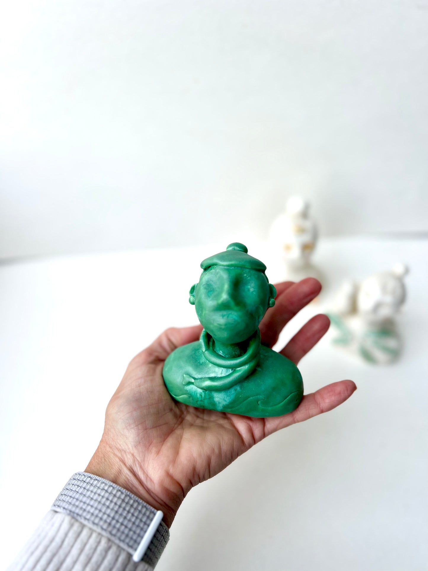 green beret snake figure samples/seconds/sale sculpture