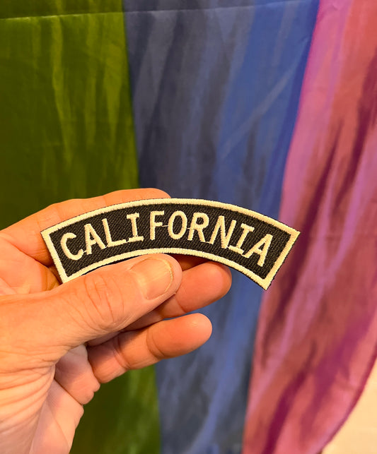 ‘CALIFORNIA’ embroidered patch