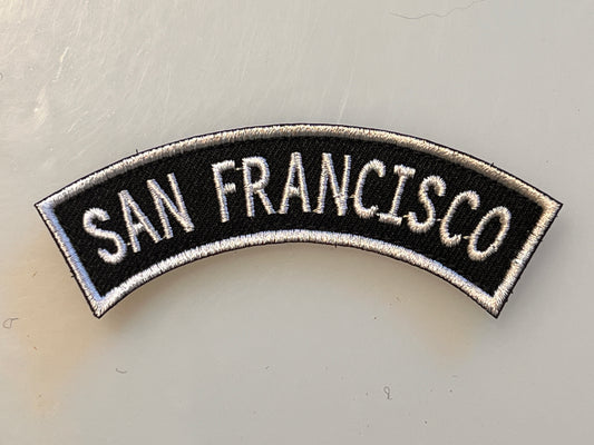 'san francisco' embroidered patch