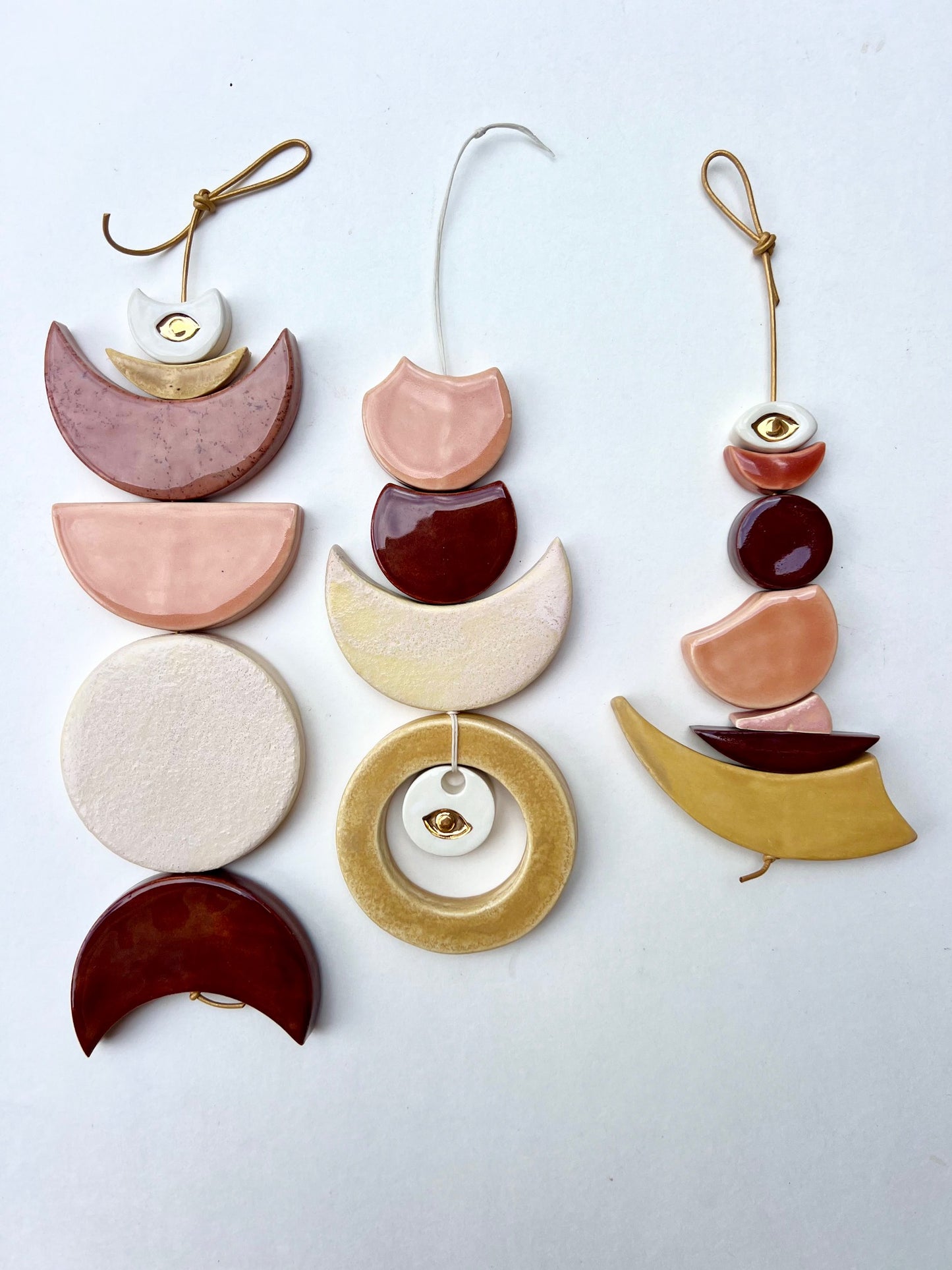one of a kind 'what is so' talisman moon wall hanging