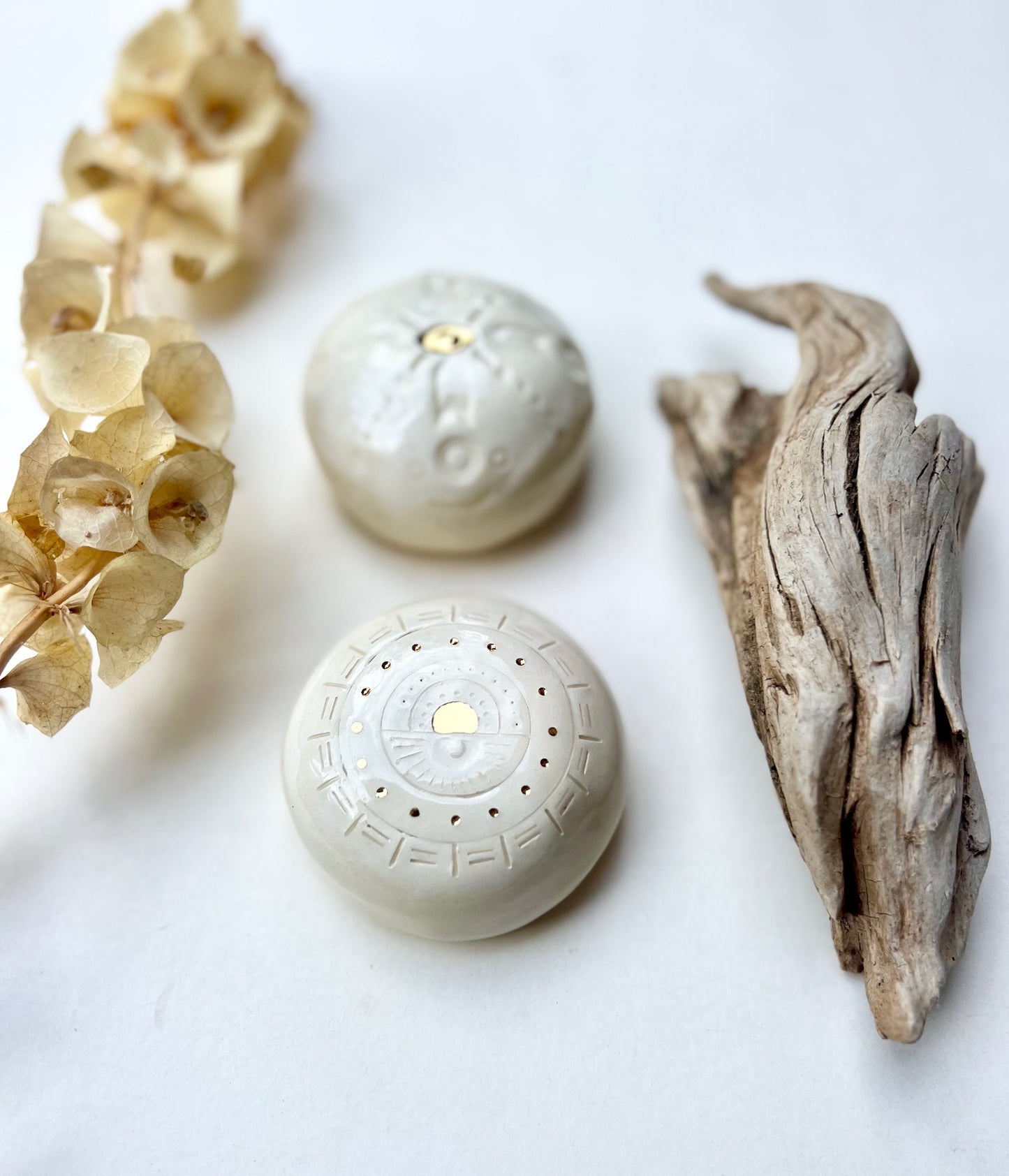 meditation stone / one of a kind 'talisman' ceramic sculpture for sacred spaces