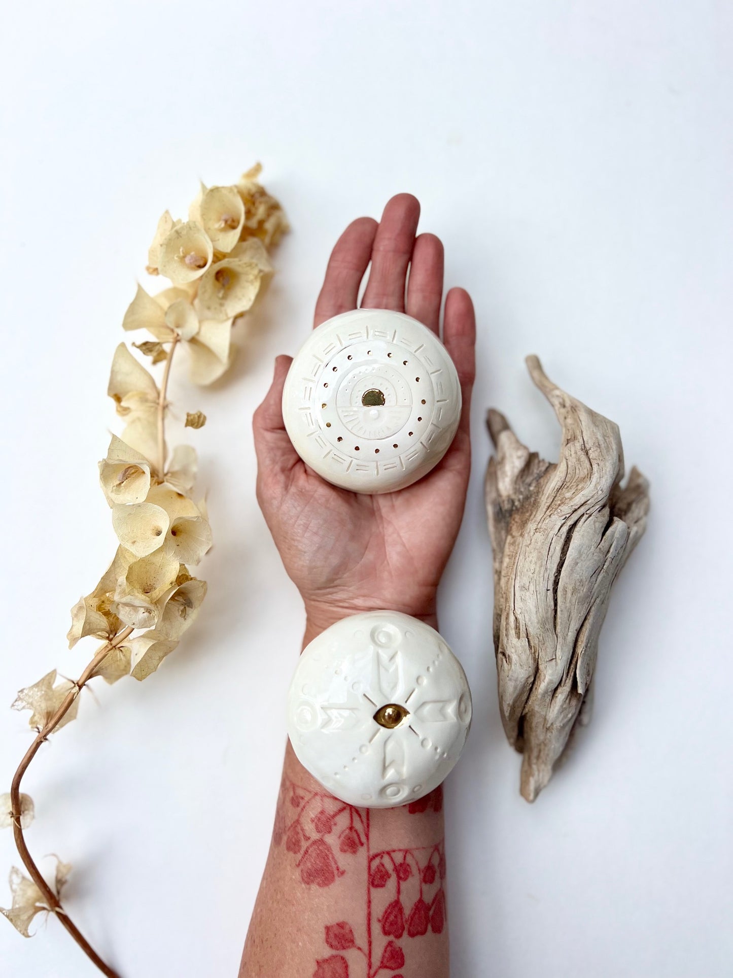 meditation stone / one of a kind 'talisman' ceramic sculpture for sacred spaces