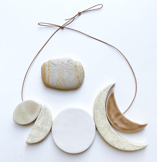 sold - one of a kind 'moonflower soul' wall piece