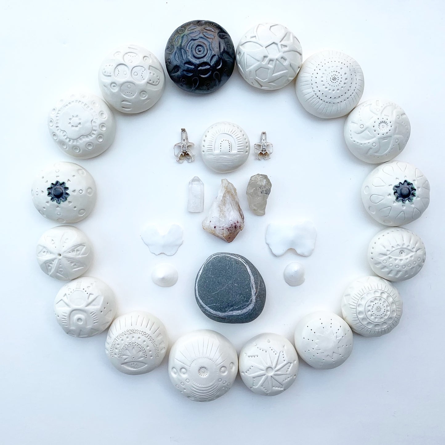 sold - meditation sculptures / one of a kind ceramics for sacred spaces