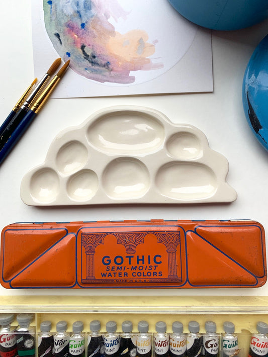 white cloud watercolor palette