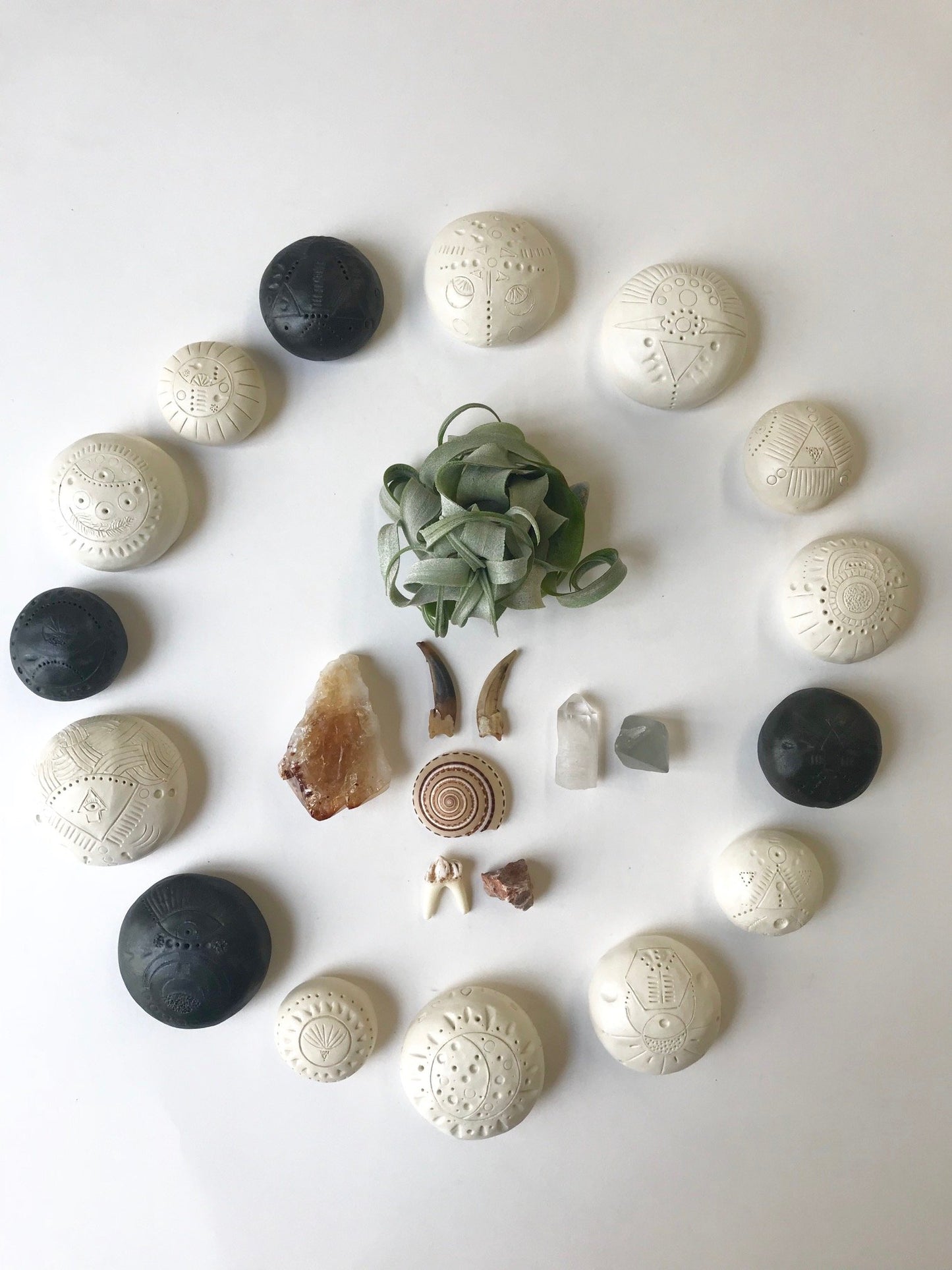 meditation stones / one of a kind ceramic sculptures for sacred spaces