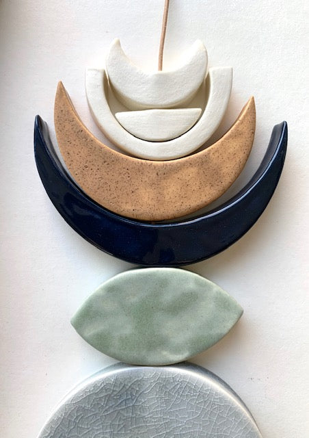 sold - one of a kind 'certain like the sea' wall piece
