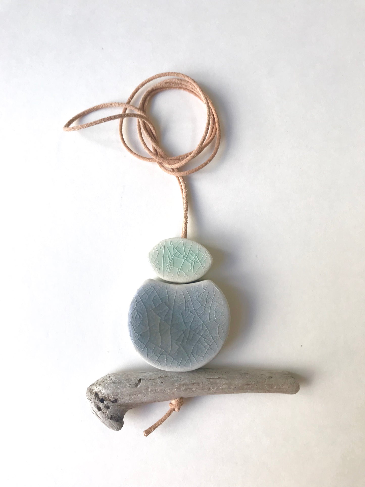 sold - 'infinite & ideal' moon meets ocean, one of a kind wearable piece