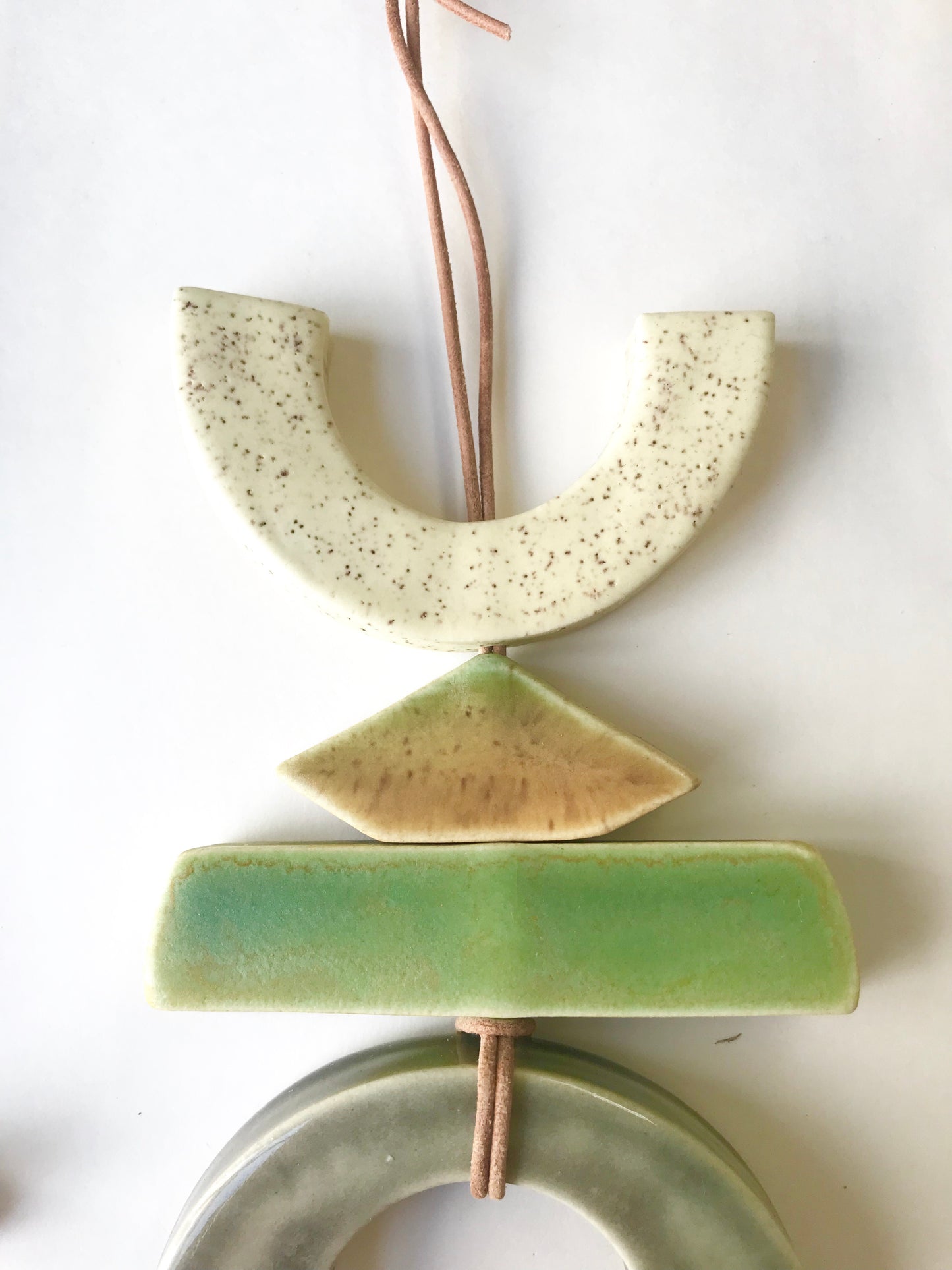 sold - desert rising ceramic hanging